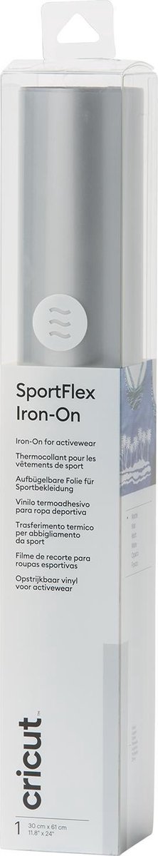 Cricut - SportFlex Iron-On Zilver