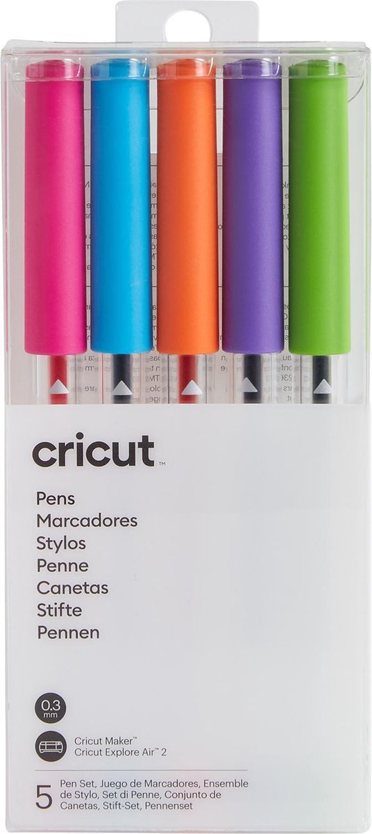 Cricut Explore/Maker Extra Fine Point Pen Set 5-pack (Brights)