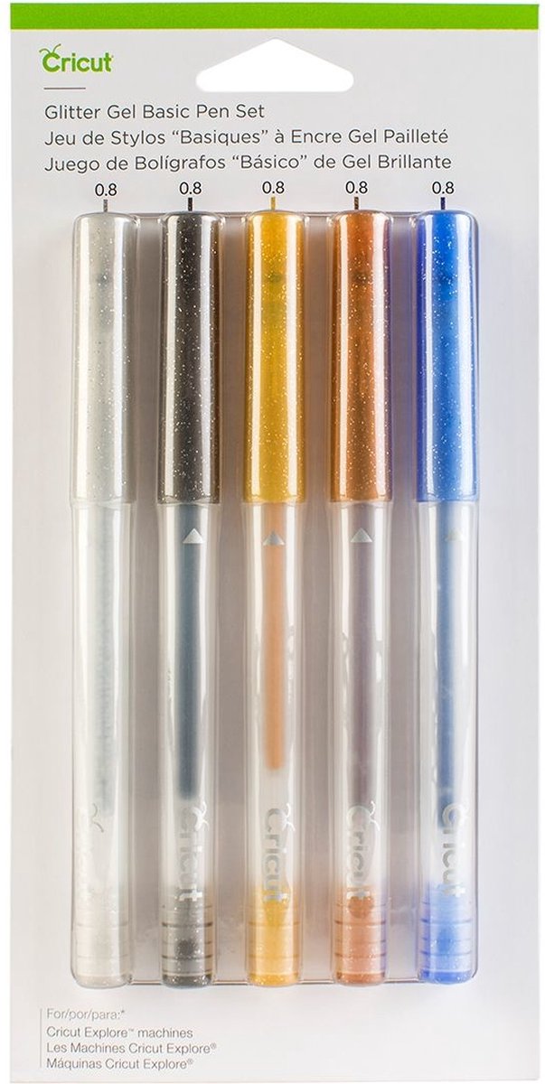 Cricut Glitter Gel Pen Set Basic (2004025)