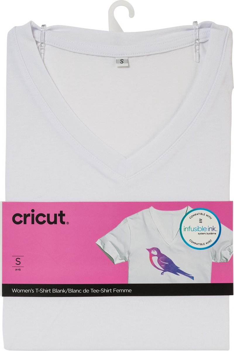 Cricut Infusible Ink Womens White T-Shirt (S)