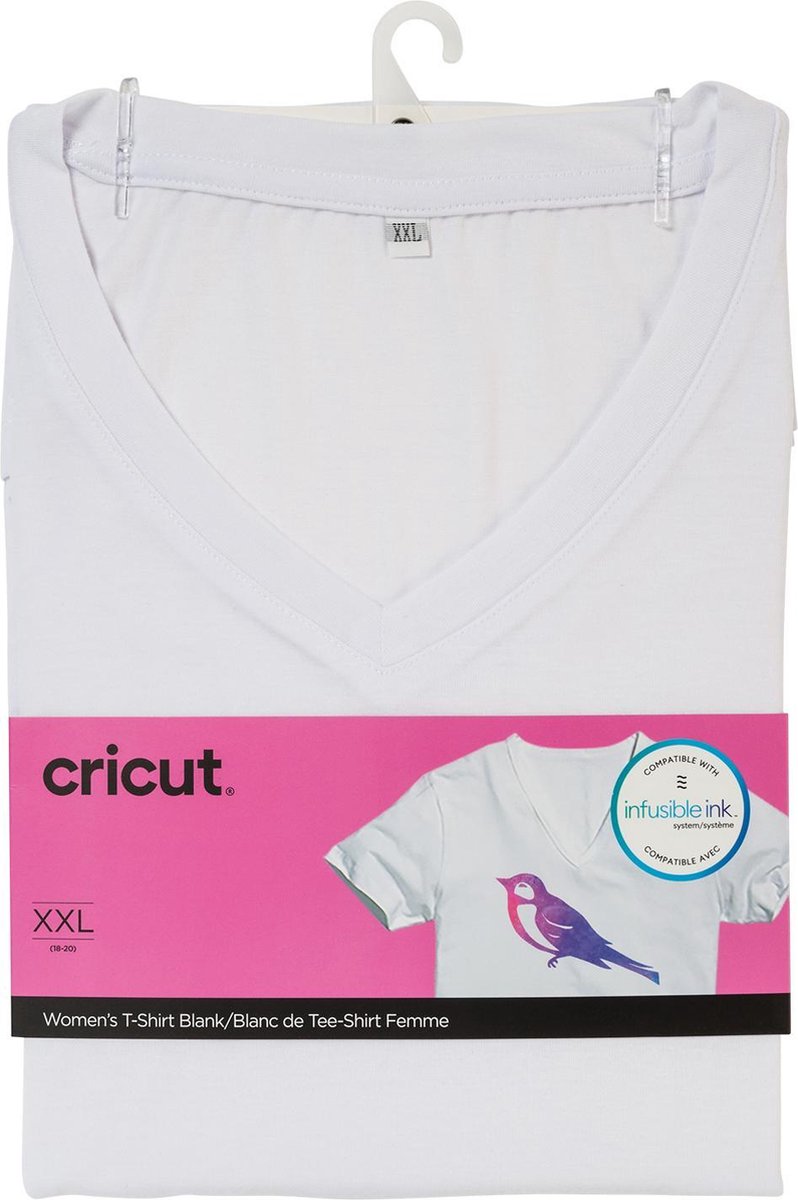 Cricut Infusible Ink Womens White T-Shirt (XXL)