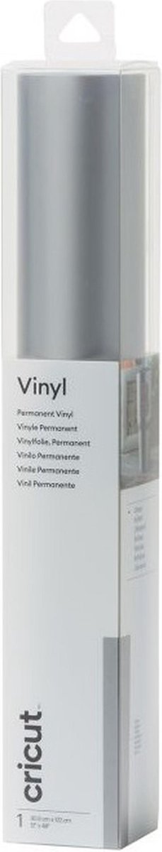 Cricut Premium Vinyl Permanent Zilver