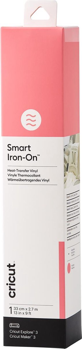 Cricut Transferfolie - Smart Iron-On - 1 vel - 33 x 270 cm - Roze