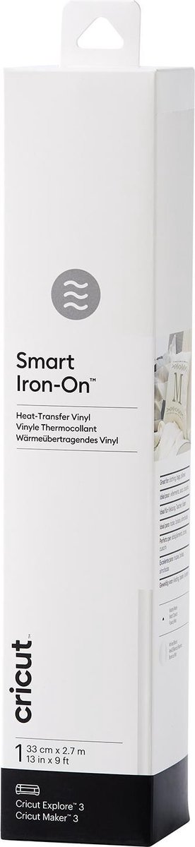 Cricut Transferfolie - Smart Iron-On - 1 vel - 33 x 270 cm - Wit