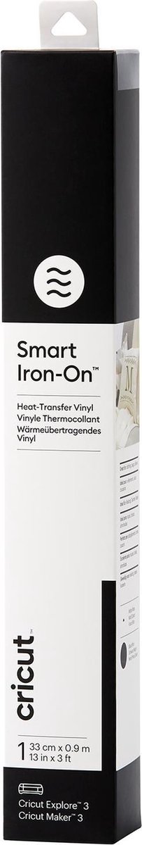 Cricut Transferfolie - Smart Iron-On - 1 vel - 33 x 91 cm - Zwart