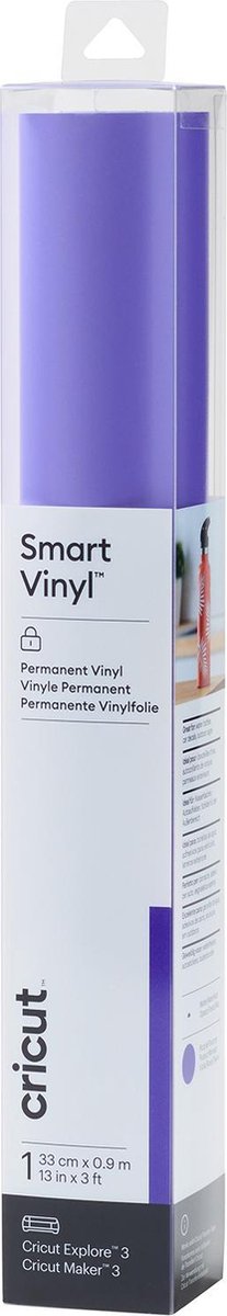 Cricut Vinyl Folie - Smart Vinyl - Permanent - 33 x 91 cm - Paars