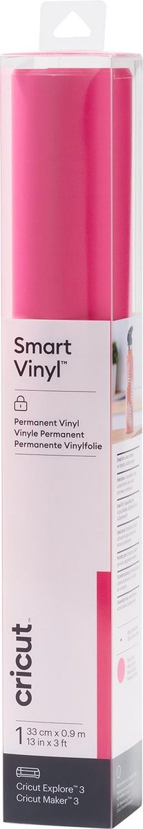 Cricut Vinyl Folie - Smart Vinyl - Permanent - 33 x 91 cm - Roze