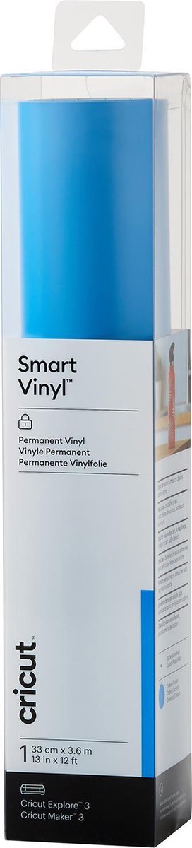 Cricut Vinyl Folie - Smart Vinyl - Permanent - 33x360cm - Blauw