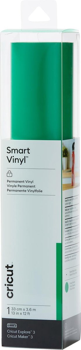 Cricut Vinyl Folie - Smart Vinyl - Permanent - 33x360cm - Grasgroen