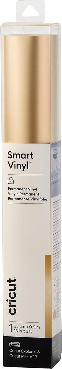 Cricut Vinyl Folie - Smart Vinyl - Permanent - 33x91cm - Mat Champagne