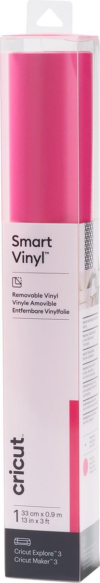 Cricut Vinyl Folie - Smart Vinyl - Verwijderbaar - 33 x 91 cm - Roze