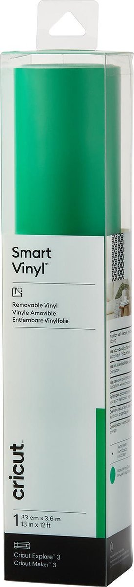 Cricut Vinyl Folie - Smart Vinyl - Verwijderbaar - 33x360cm- Grasgroen