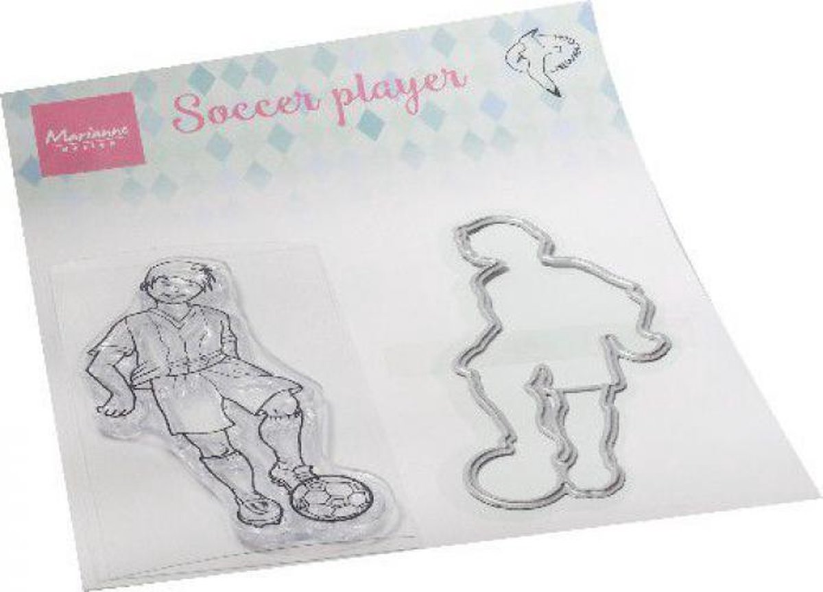 Marianne Design - Clear Stamps Hettys voetballer