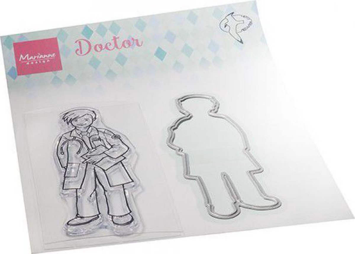 Marianne Design - Clear stamps Hettys Doctor