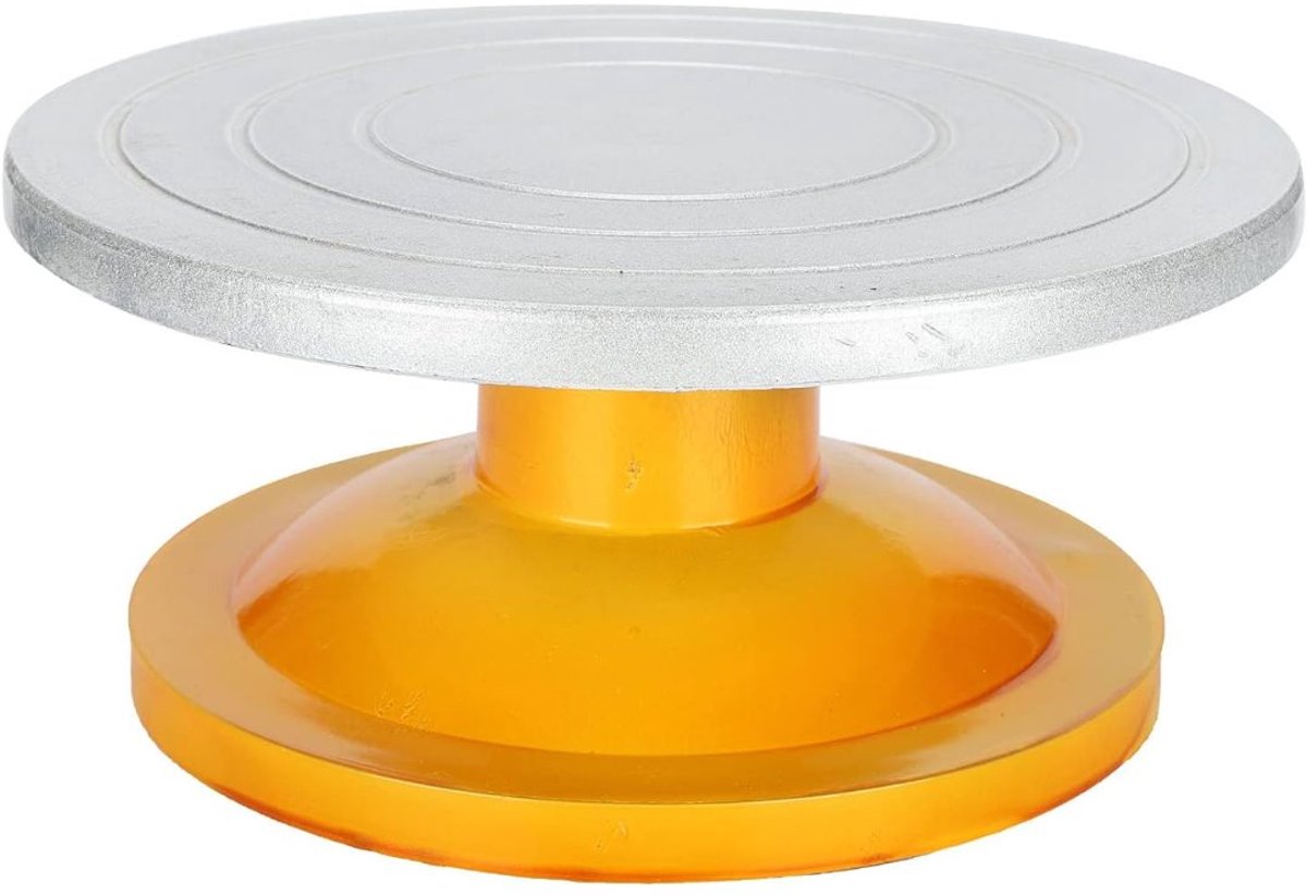   Pottenbakkersschijf - Oranje en Wit