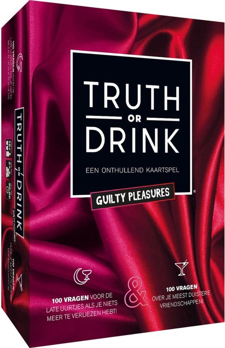 Truth or Drink - Guilty Pleasures - Nederlandstalig Kaartspel
