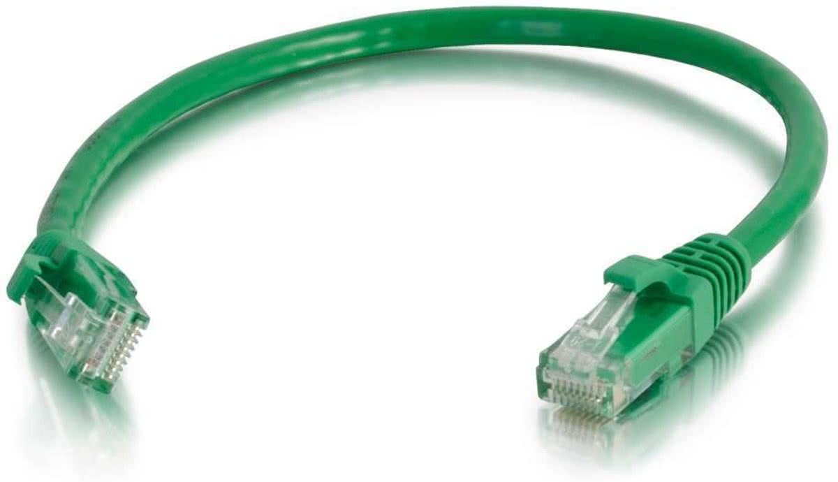 C2G 0,5m Cat6 Booted Unshielded (UTP) netwerkpatchkabel - groen