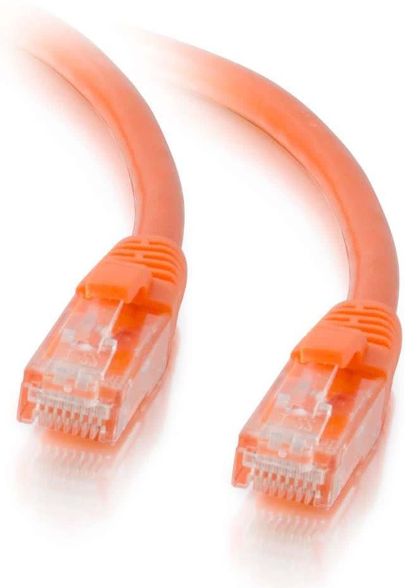 C2G 1,5m Cat5e Booted Unshielded (UTP) netwerkpatchkabel - oranje