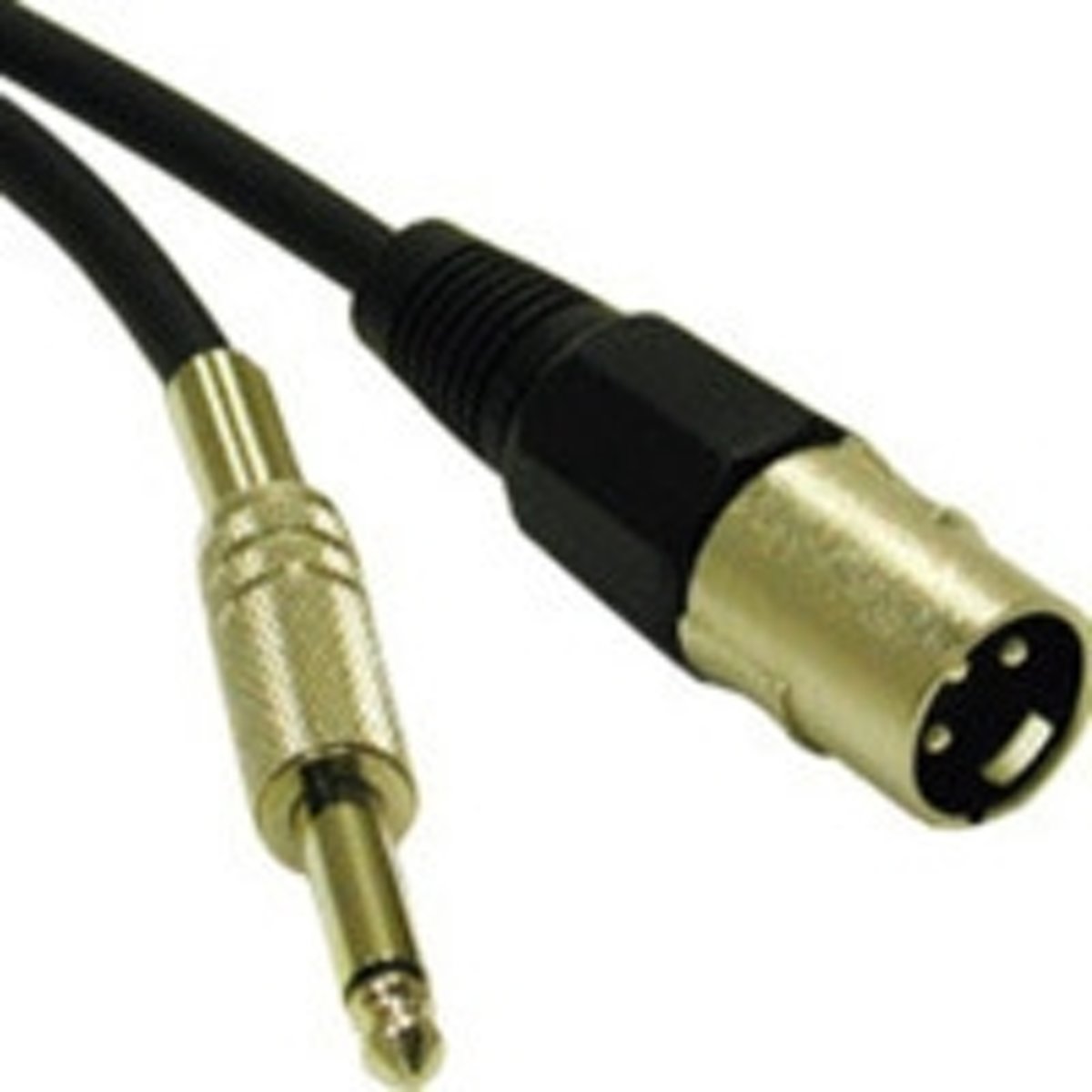 C2G 1.5ft Pro-Audio Cable XLR M / 1/4in M 0.45m Zwart audio kabel