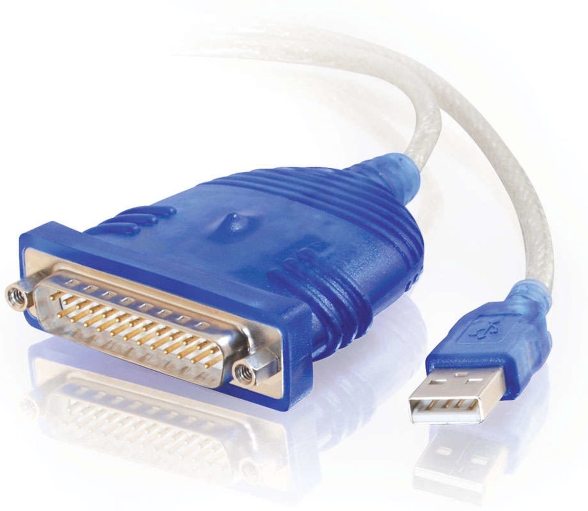 C2G 1.8m USB/DB25 Adapter DB25 USB 2.0 Wit kabeladapter/verloopstukje