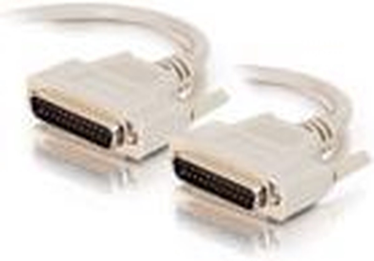 C2G 10m DB25 M/M Cable printerkabel Beige