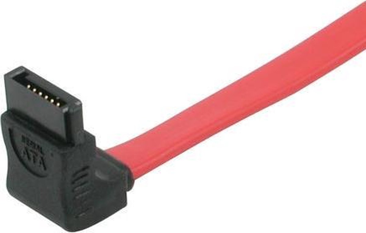 C2G 1m 7-pin 90° to 90° SATA Cable SATA-kabel Rood