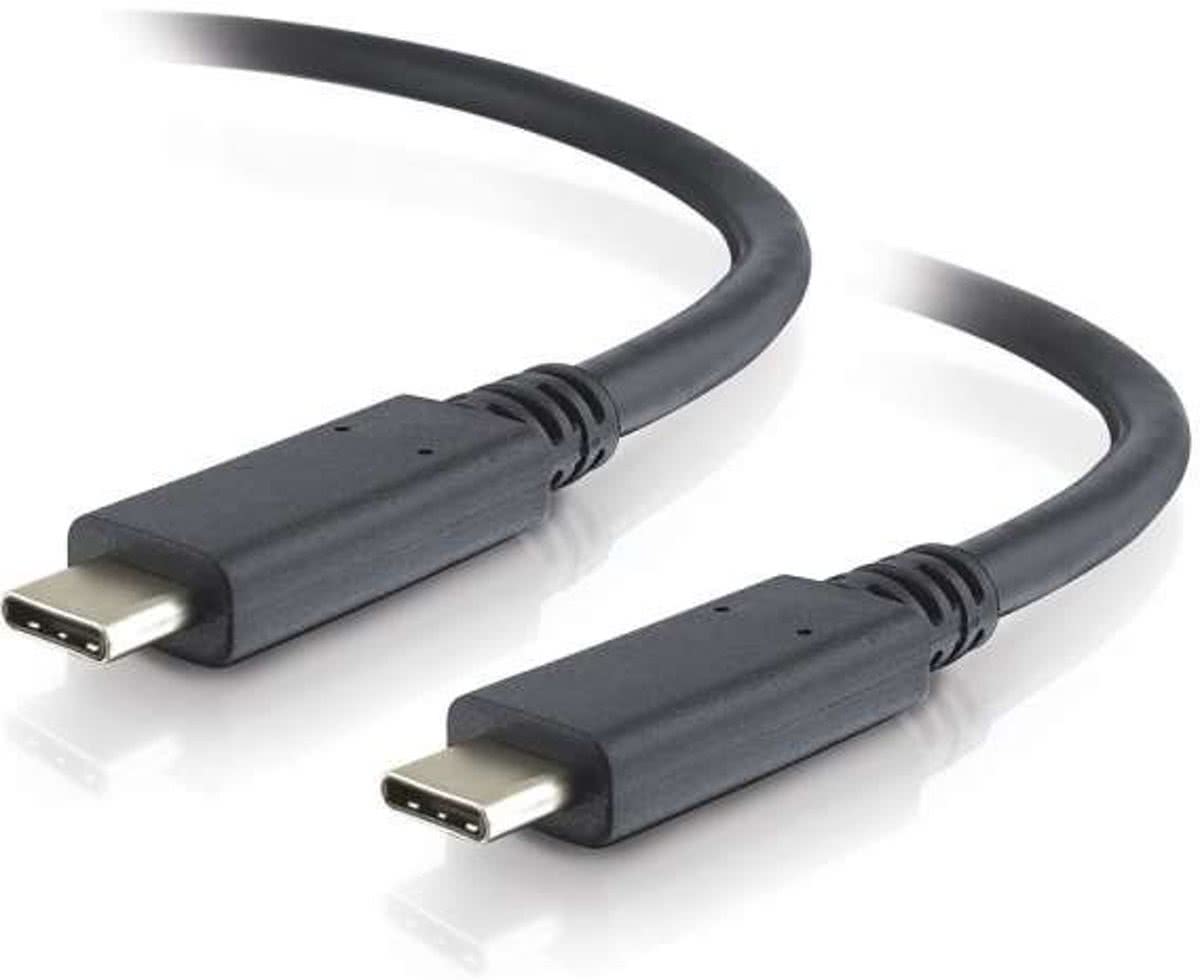 C2G 1m USB 3.1 (USB 3.1 Gen 2) USB-C mannelijk naar mannelijk kabel