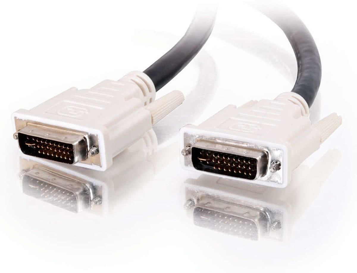 C2G 2m DVI-I M/M Dual Link Cable 2m DVI-I DVI-I Zwart DVI kabel