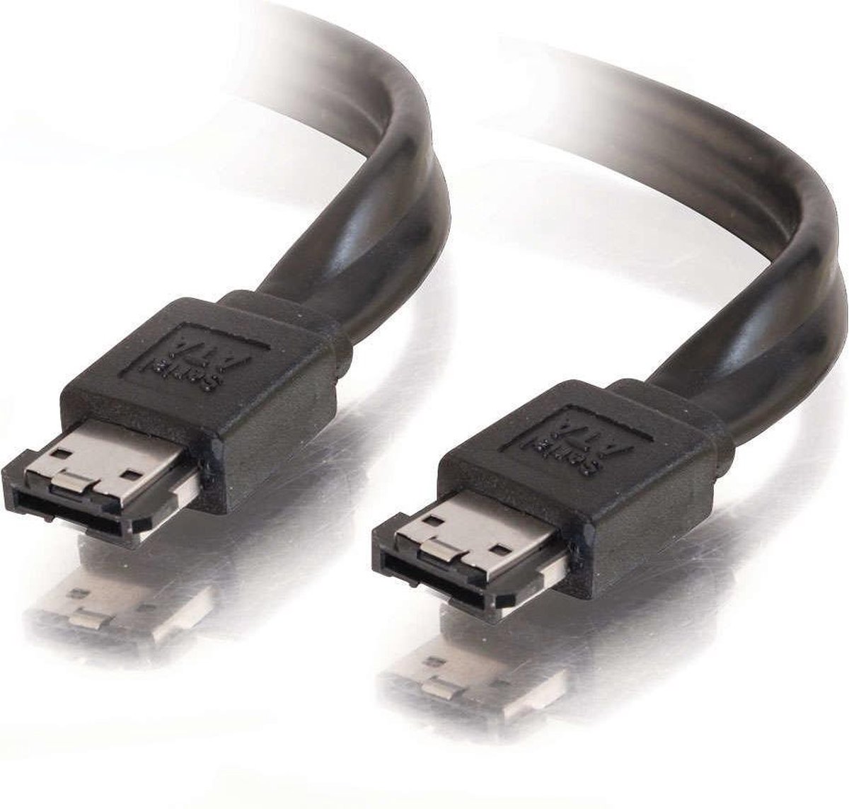 C2G 2m External Serial ATA Cable SATA-kabel Zwart eSATA