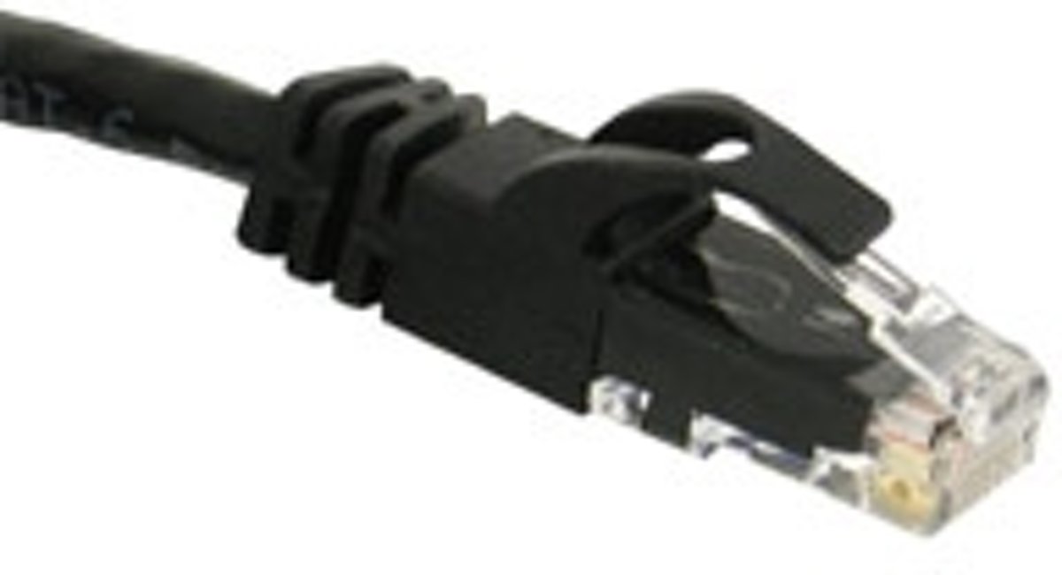 C2G 35ft Cat6 550MHz Snagless Patch Cable Black 10.5m Zwart netwerkkabel