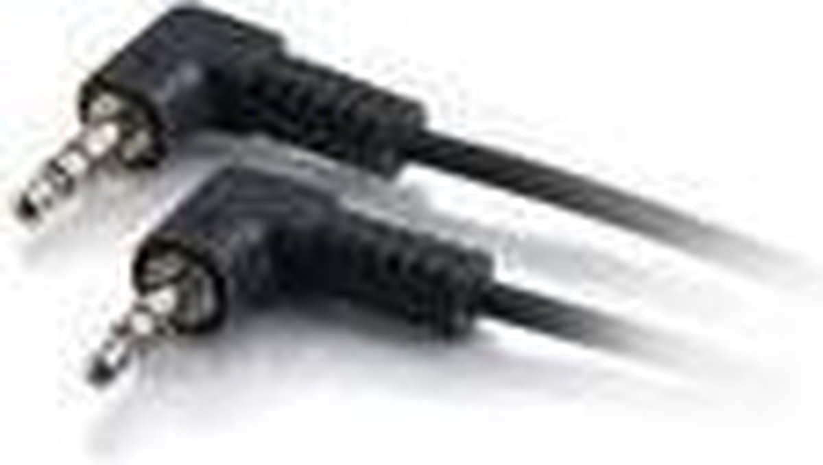 C2G 80123 audio kabel 1 m 3.5mm Zwart