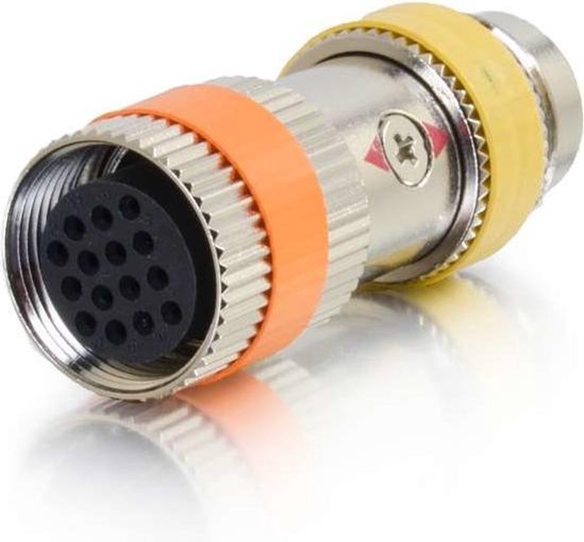 C2G 87103 kabeladapter/verloopstukje RapidRun 15-p Oranje, Zilver, Geel