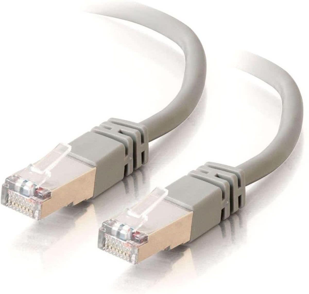 C2G Cat5E STP 100m 100m Cat5e U/FTP (STP) Grijs netwerkkabel