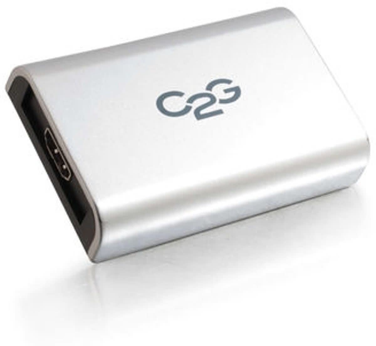 C2G USB - HDMI USB Mini-b HDMI Grijs kabeladapter/verloopstukje