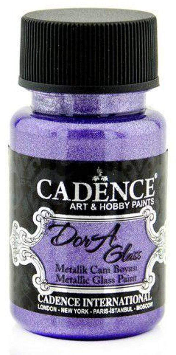 Cadence Dora Glas & Porselein verf Metallic Amethist 01 013 3156 0050  50 ml