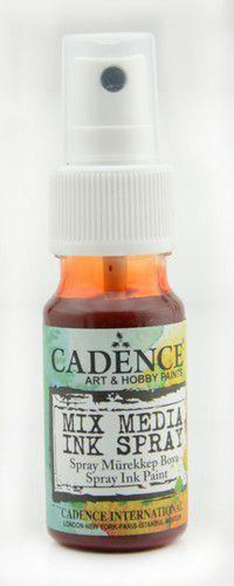 Cadence Mix Media Shimmer metallic spray Donker oranje 01 139 0005 0025 25 ml