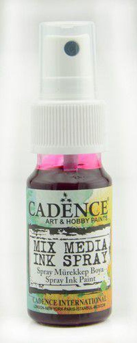 Cadence Mix Media Shimmer metallic spray Magenta 01 139 0007 0025 25 ml