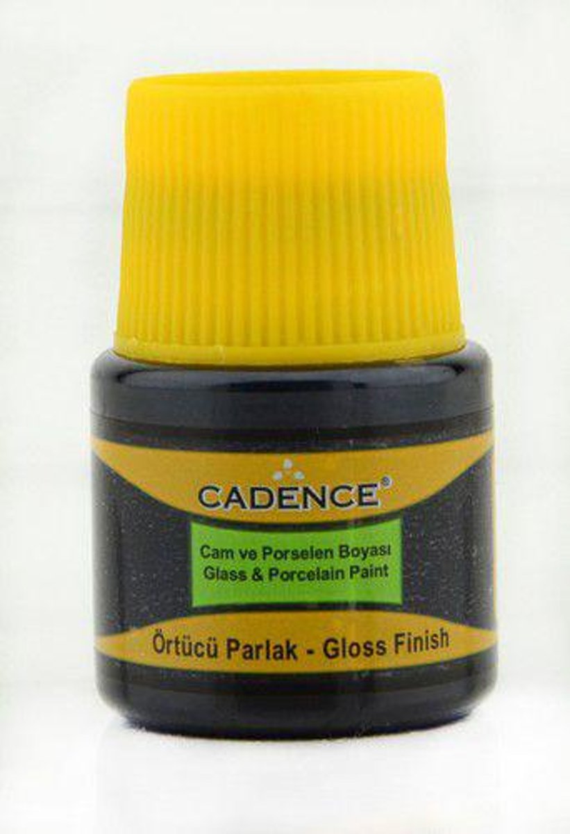 Cadence Opague Glas & Porselein verf Zwart  01 049 0002 0045  45 ml