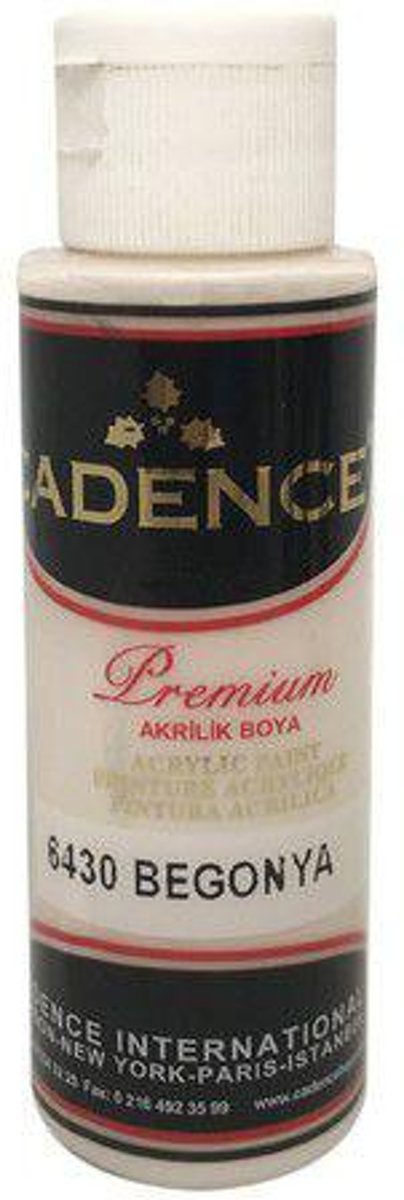 Cadence Premium acrylverf (semi mat) Begonia 01 003 6430 0070  70 ml