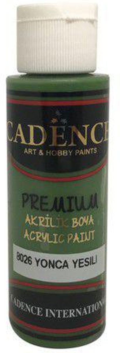 Cadence Premium acrylverf (semi mat) Klaver groen 01 003 8026 0070  70 ml