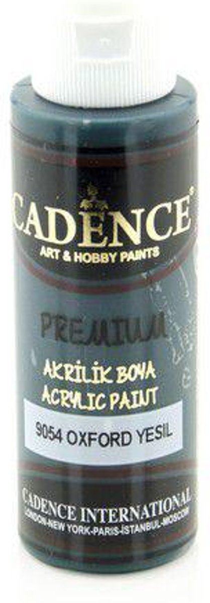 Cadence Premium acrylverf (semi mat) Klimop groen Oxford 01 003 9054 0070  70 ml