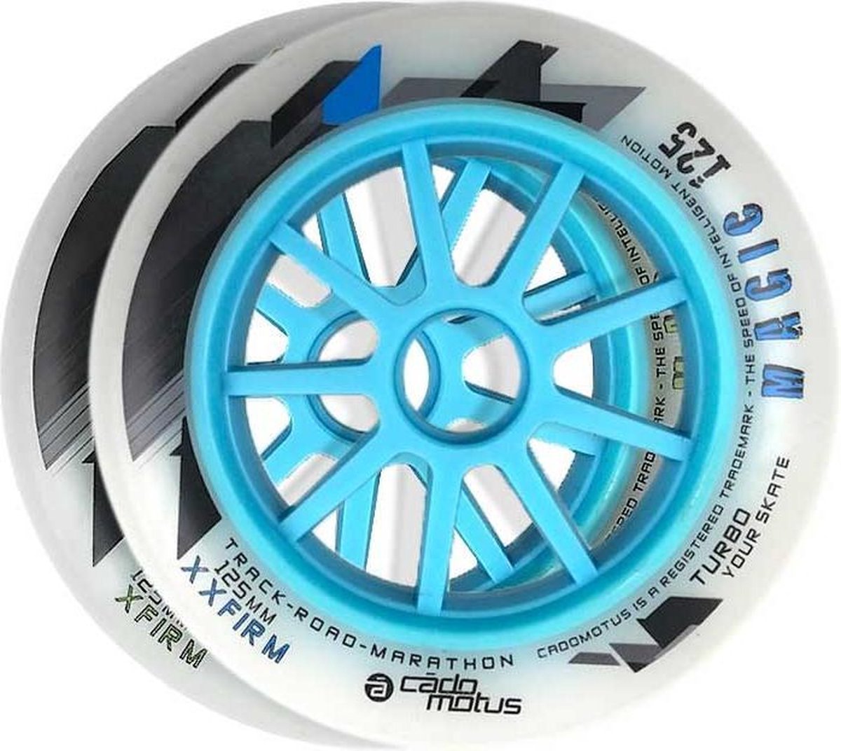 Magic 125 XF inline skate wiel