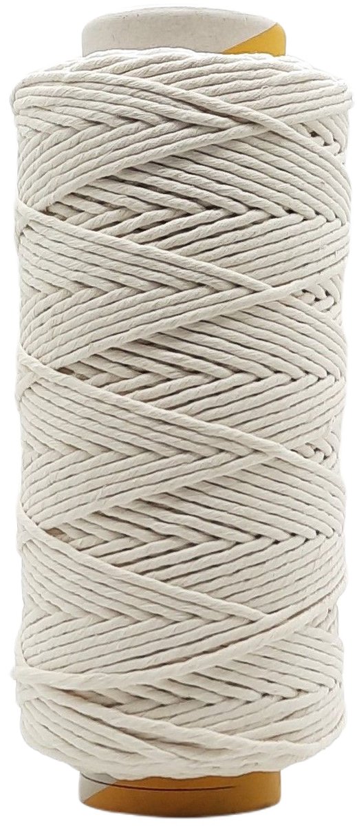   Macramé   - 5 mm - Ecru - 184 mt - Uitkambaar