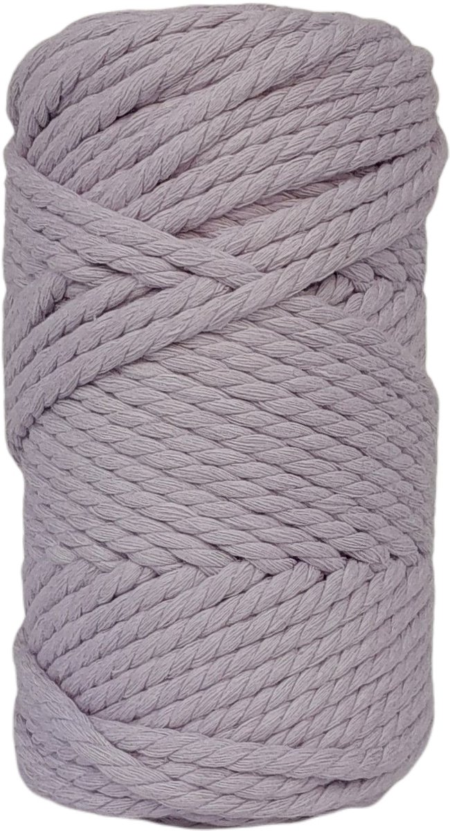 CAFUNÉ PREMIUM Triple Twisted Macramé Rope-5 mm.-Lila