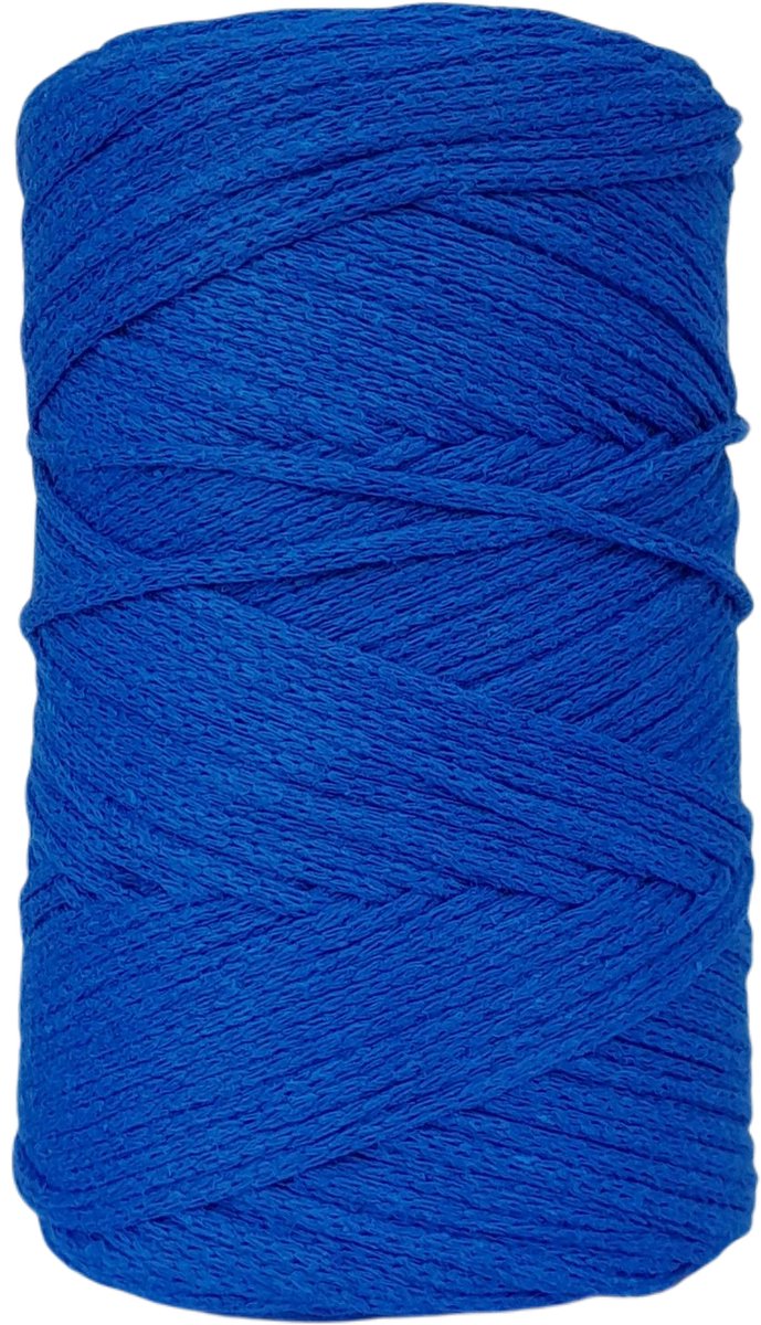   Premium macramé   2mm Indigo gevlochten  