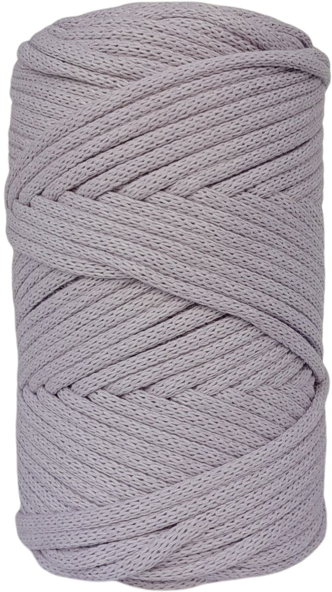 né Premium gevlochten Macramé   -250gr - 3 mm - Lila - 75 mt - niet uitkambaar