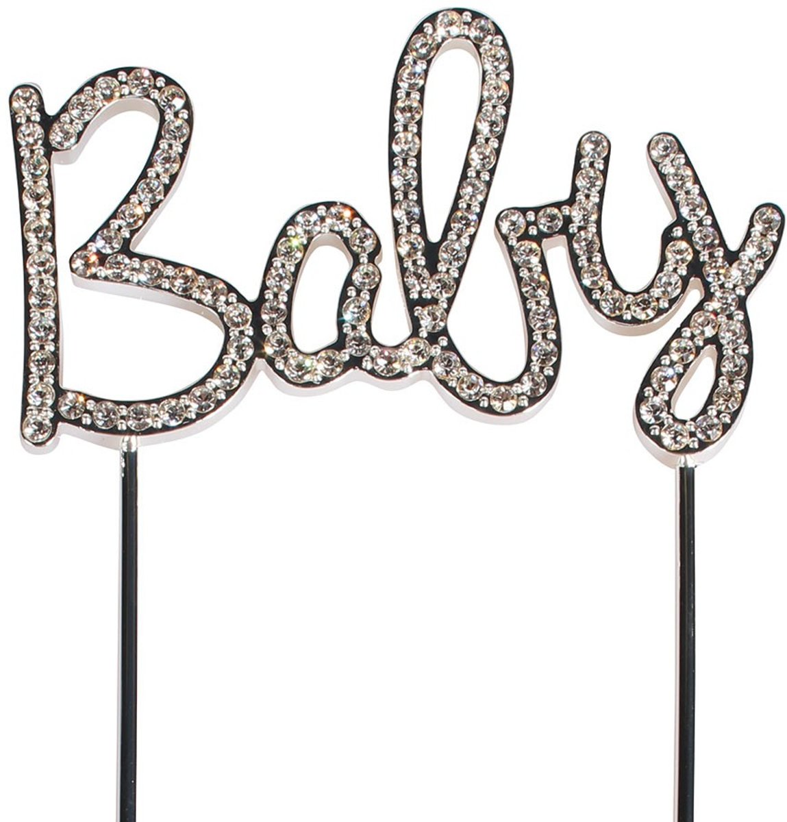   Cake Topper Diamante Baby