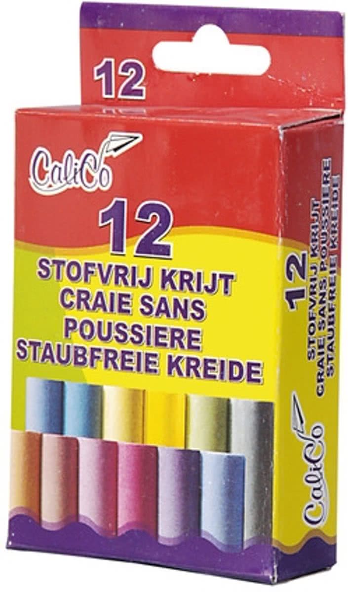 Krijt Schoolbord Kleur 12 Stuks