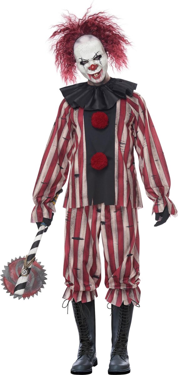 CALIFORNIA COSTUMES - Demonische clown kostuum voor volwassenen - L (42/44) - Volwassenen kostuums