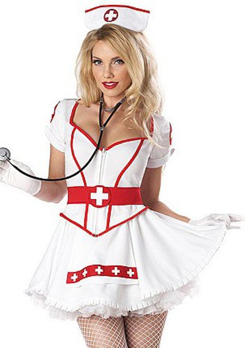 Sexy Nurse verpleegster kostuum voor vrouwen - Verkleedkleding